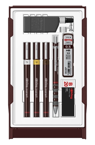 Набор изографов Rotring College Set, 0,25 mm / 0,35 mm / 0,50 mm (S0699380)