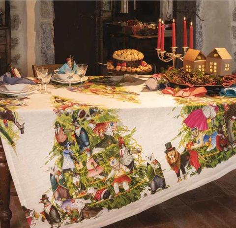 Скатерть 170 Tessitura Toscana Telerie Magical Tree