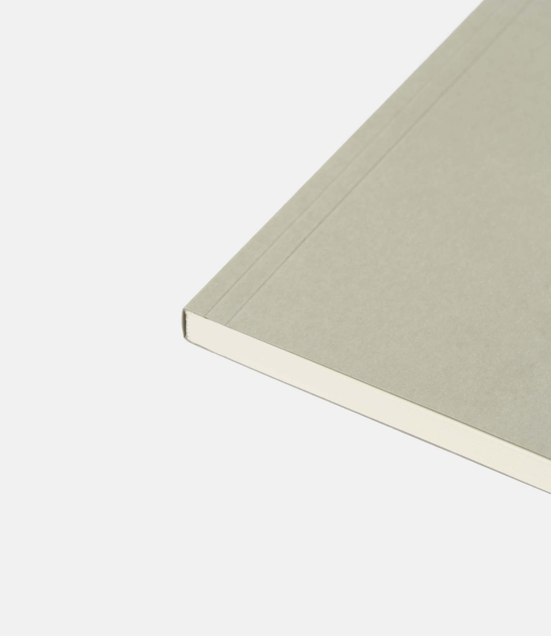 Mark+Fold Plain Notebook — нелинованный блокнот А5: серый