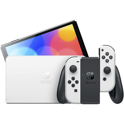 Игровая приставка Nintendo Switch OLED 64 ГБ, белый