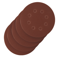 738147 Круг абразивный P 400, на ворсовой подложке под "липучку" 125 мм, перфорированный, 5 шт.  Сибртех