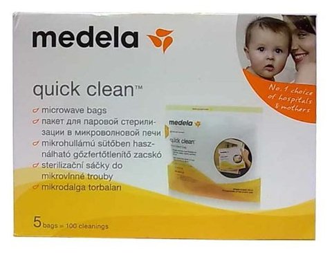 Пакеты для стерилизации Medela в микроволновой печи (5 шт/уп) (стандарт)