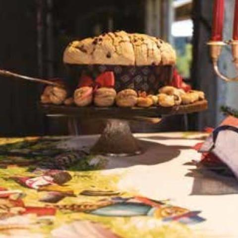 Скатерть 170 Tessitura Toscana Telerie Magical Tree