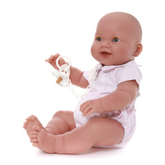 Munecas Antonio Juan Кукла интерактивная Мия София, 42 см, пьет, писает, винил (50161)