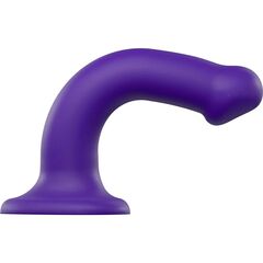 Фиолетовый фаллоимитатор-насадка Strap-On-Me Dildo Dual Density size M - 18 см. - 