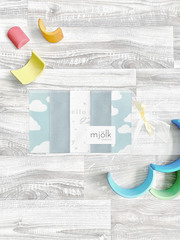 Набор платочков-слюнявчиков Mjölk Облака