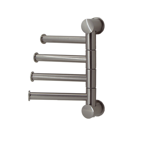 WasserKRAFT K-1054NICKEL Держатель полотенец четверной