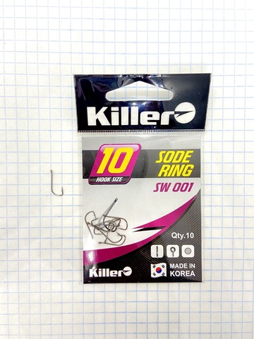 Крючок KILLER SODE-RING № 10 продажа от 10 шт.