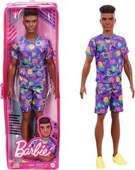Кукла Кен Мода Barbie  в лиловой футболке