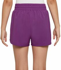 Детские шорты Nike Kids Dri-Fit One High-Waisted Woven Training Shorts - viotech/white