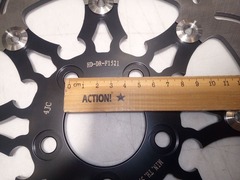 Диск тормозной задний на Harley Davidson TOURING Road Glide, Electra Glide, Road King и другие / плавающий