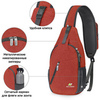 Картинка рюкзак однолямочный Nevo Rhino 8999-1-NW Vermilion red - 3