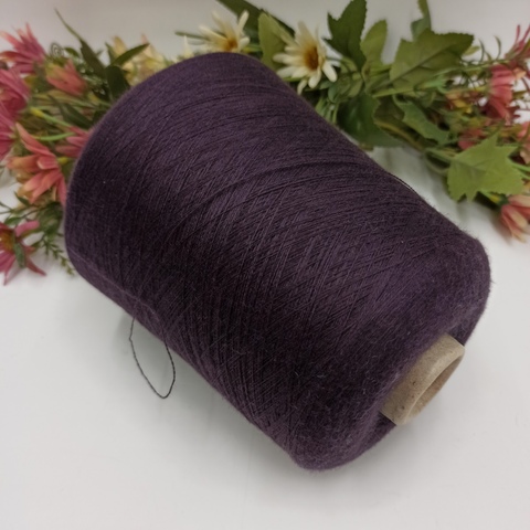 Zefiro Cariaggi 3000м/100гр Меринос с кашемиром и шелком Баклажан