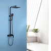 Abber Daheim AF8220BL Душевая стойка без излива, черный матовый
