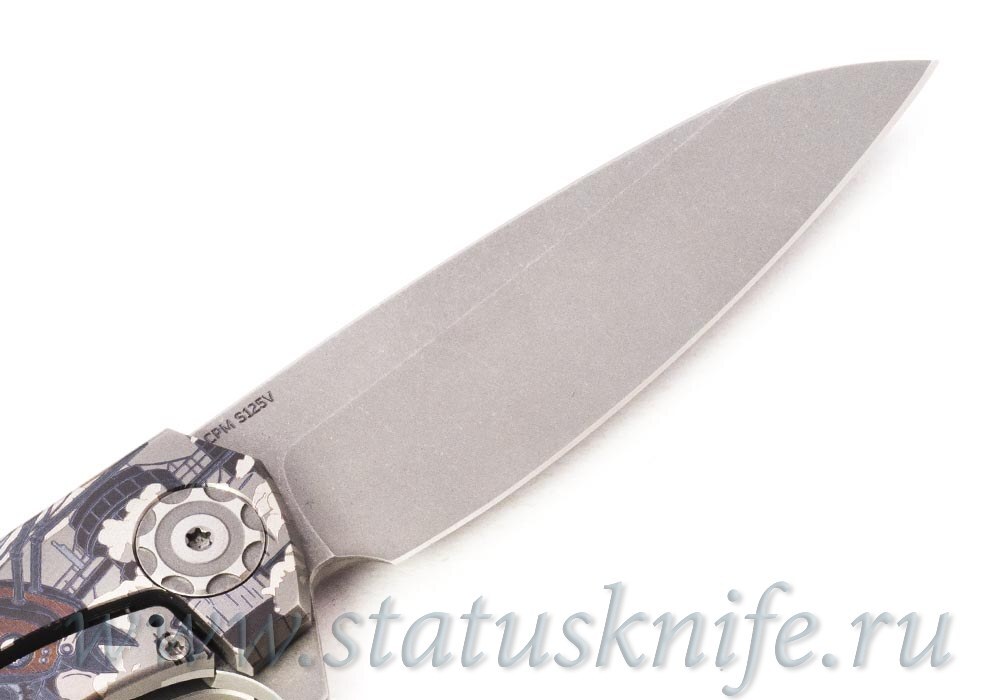 Нож TFK LEM Techno Hornet Project S125V Titanium engraved