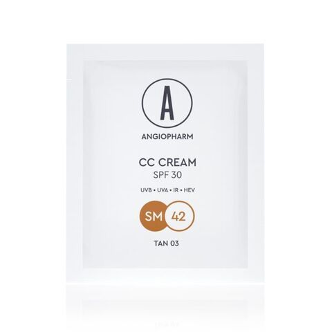 ANGIOPHARM CC-КРЕМ SPF 30, 03 Tan, 3 МЛ | CC CREAM SPF30
