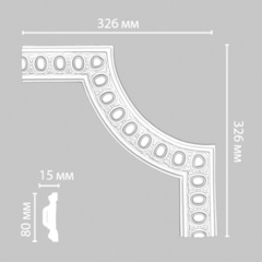 Угол Decomaster 98703-2 326х326х15мм