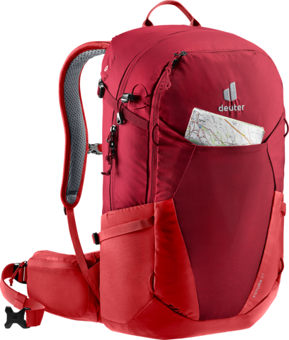 Картинка рюкзак туристический Deuter Futura 27 Masala/Cherry - 6