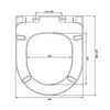 Aquatek AQ0700-01 AQ0700-01 ПОЛАРИС унитаз подвесной безободковый, белый 360*518*360 мм, крышка-сиденье с механизмом плавного закрывания из дюропласта, крепеж