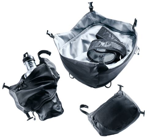 Картинка рюкзак туристический Deuter Aircontact Pro 75+10 Black - 5