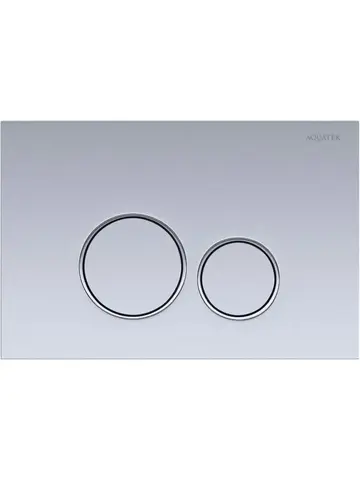 Aquatek PNS-0000013 PNS-0000013 (005CQ) Панель смыва Хром матовая ободок хром для INSP-0000001 Pneumo S (клавиши квадрат)