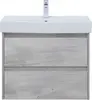 Aquanet 287875 Тумба Nova Lite 75 2 ящ. цв. дуб белый (287875)