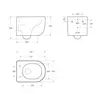 BelBagno BB084CH-TOR/SC SOFT-TOR Унитаз подвесной безободковый со смывом "Торнадо", с сиденьем дюропласт soft close, BB084CH-TOR/SC