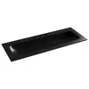 Ceramica Nova CN7024MB CN7024MB Раковина накладная Element с тремя отверстиями под смеситель 1210*457*137мм, цвет черный ма