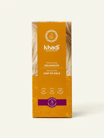 ЗОЛОТИСТЫЙ ОТТЕНОК натуральная краска для волос Khadi Naturprodukte, 100 гр