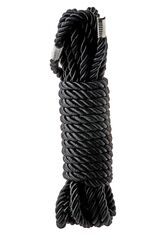 Черная веревка для шибари DELUXE BONDAGE ROPE - 5 м. - 