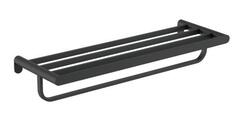 Полка для полотенец 600 мм нерж. сталь VERONA 16843.N чёрный