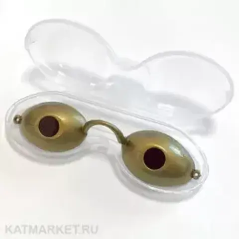 Очки для солярия Gold в упаковке