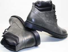 Мужские зимние ботинки кожа Ikoc 3620-3 S