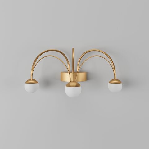 Настенный светодиодный светильник Eurosvet Ragno 90031/3 золото