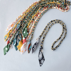 Ручка из цепочки с платком S-15