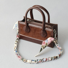 Ручка из цепочки(серебро) с платком S-34