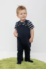 полукомбинезон  для мальчика  КР 6466/индиго к448