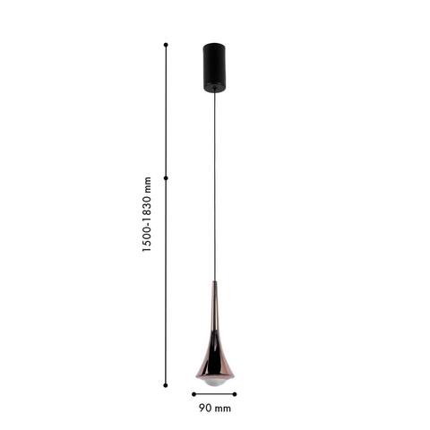 Подвесной светодиодный светильник Favourite Tolva 4292-1P