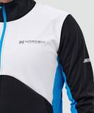 Элитный лыжный костюм Nordski Pro 2.0 White/Black/Light Blue мужской