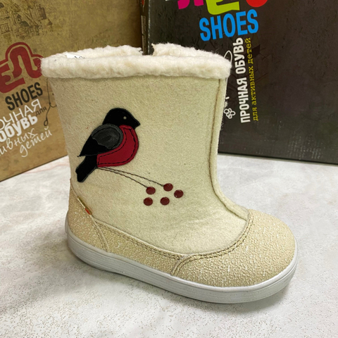 Лель валенки 23-26 белый  снегирь 3-1363