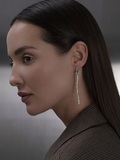 Серьги 2-в-1 Игла