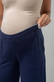 Брюки для беременных 15837 темно-синий