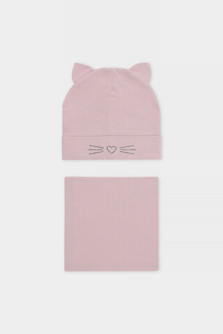 комплект  для девочки  К 8167/розовый лед