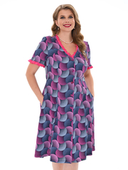 4549 Халат на пуговицах