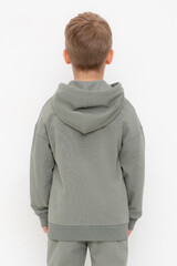 джемпер  для мальчика  КР 302679/зеленый чай к554