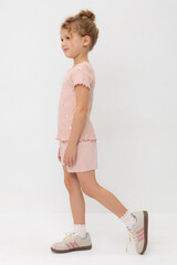 шорты  для девочки  КР 400417-1/дымчатая роза к545