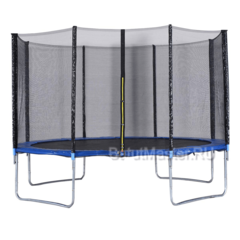 Батут с сеткой и лестницей, диаметр 16 фт