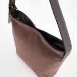 Сумка Саломея 485 эко-замша шоколад