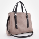 Сумка Саломея 166 македония тауп + черный