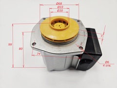 Двигатель насоса (DUCA NPR15-6) для NAVIEN Deluxe S/One (арт. 30020779A_н/о)